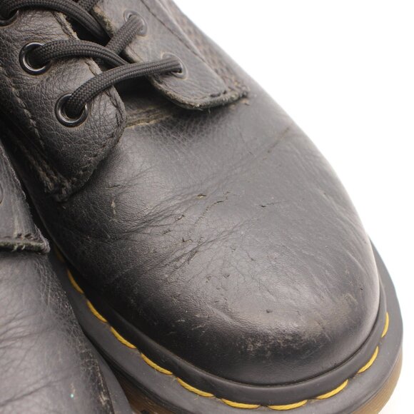 Doc Dr. Martens Pascal 8 Eye Combat Boots Women's US Size 7 Black Leather - Picture 8 of 9